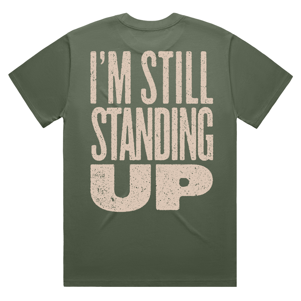 I'm Still Standing Green Tee