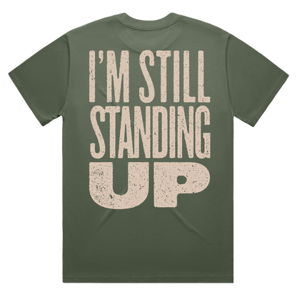 I'm Still Standing Green Tee